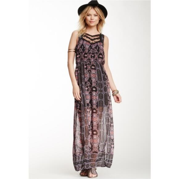 Free People Midnight Dance Moroccan Maxi Dress - Picture 7 of 9
